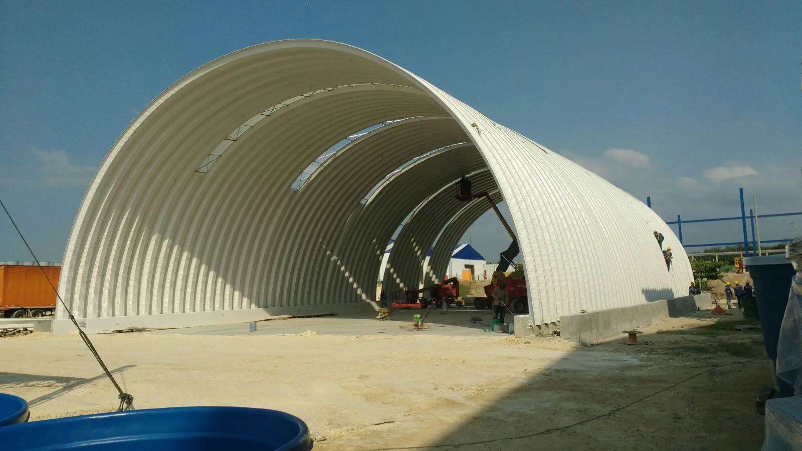 Cubierta Semicircular